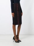 jacquard pencil skirt