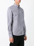 jacquard button down shirt