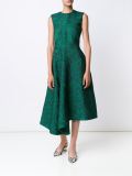herringbone cloqué sleeveless dress 