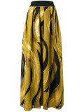 printed pleated skirt 