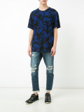 distressed slim-fit jeans 
