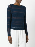 striped fitted jumper