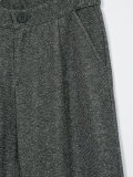 metallic tailored trousers