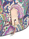 paisley print saddle bag