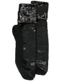 sequin embellished socks