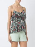 silk floral top