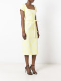 belted midi-dress 