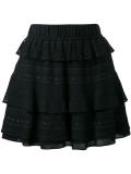 layered ruffled skirt