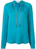 tie-collar blouse