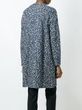 textured midi coat