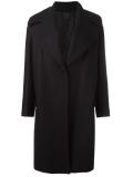 single button mid coat