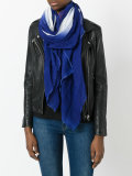 contrast scarf 