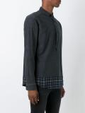 panelled polo shirt