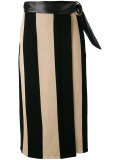 striped skirt