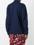 ruched poplin shirt