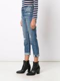 distressed boyfriend jeans