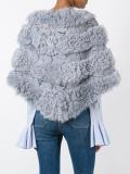 lace panelled cape