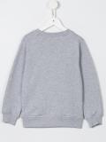 embroidered logo sweatshirt