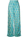 'Emiko' metallic jacquard trousers