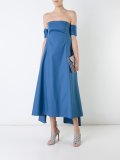 off-shoulder tie dress