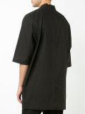 collarless shirt