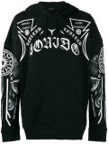printed hooded sweatshirt