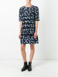 floral print flared dress