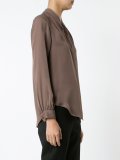 band collar shirt