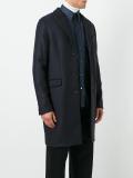 peaked lapels mid coat