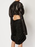 slit sleeve cropped blouse