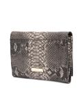 snakeskin effect clutch 