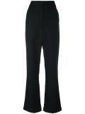 high-waisted trousers