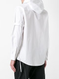 plain hooded shirt 