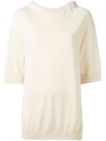 drawstring collar blouse