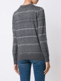 striped crew neck jumper