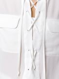lace-up blouse