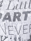 slogan print T-shirt