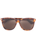 oversize gradient round sunglasses