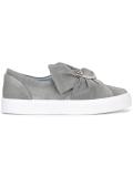 front bow slip-on sneakers
