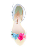 floral sequins sandals 