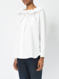 pleated collar blouse 