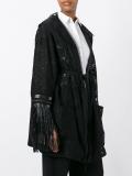 floral lace fringed jacket