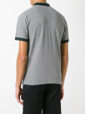 contrast polo shirt