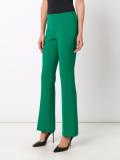 tailored flared trousers