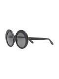 oversized round frame sunglasses