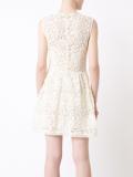 bird patches macramé dress