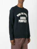 'who the fuck' sweatshirt