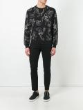 floral embroidery sweatshirt