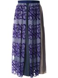 asymmetric pleated skirt