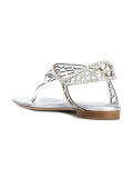 crystal embellished sandals
